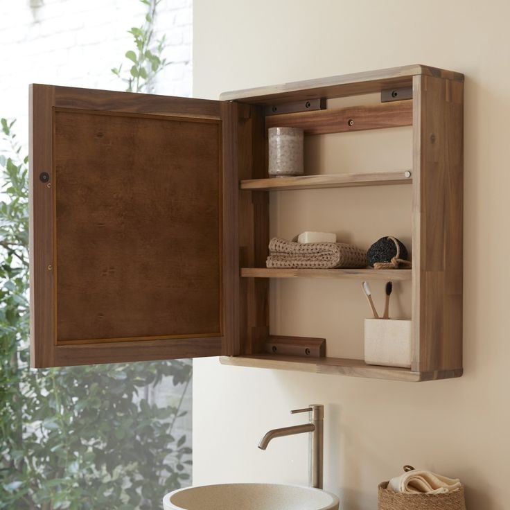 Square mirror storage