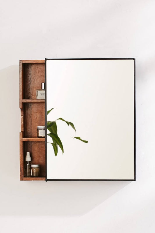 Square mirror storage